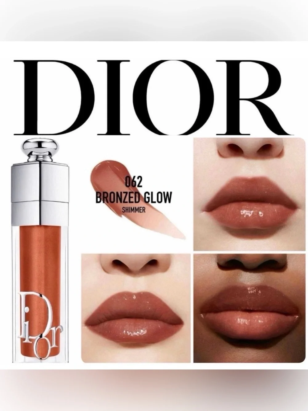 Dior Addict Lip Maximizer Plumping Lip Gloss- Bronzed Glow